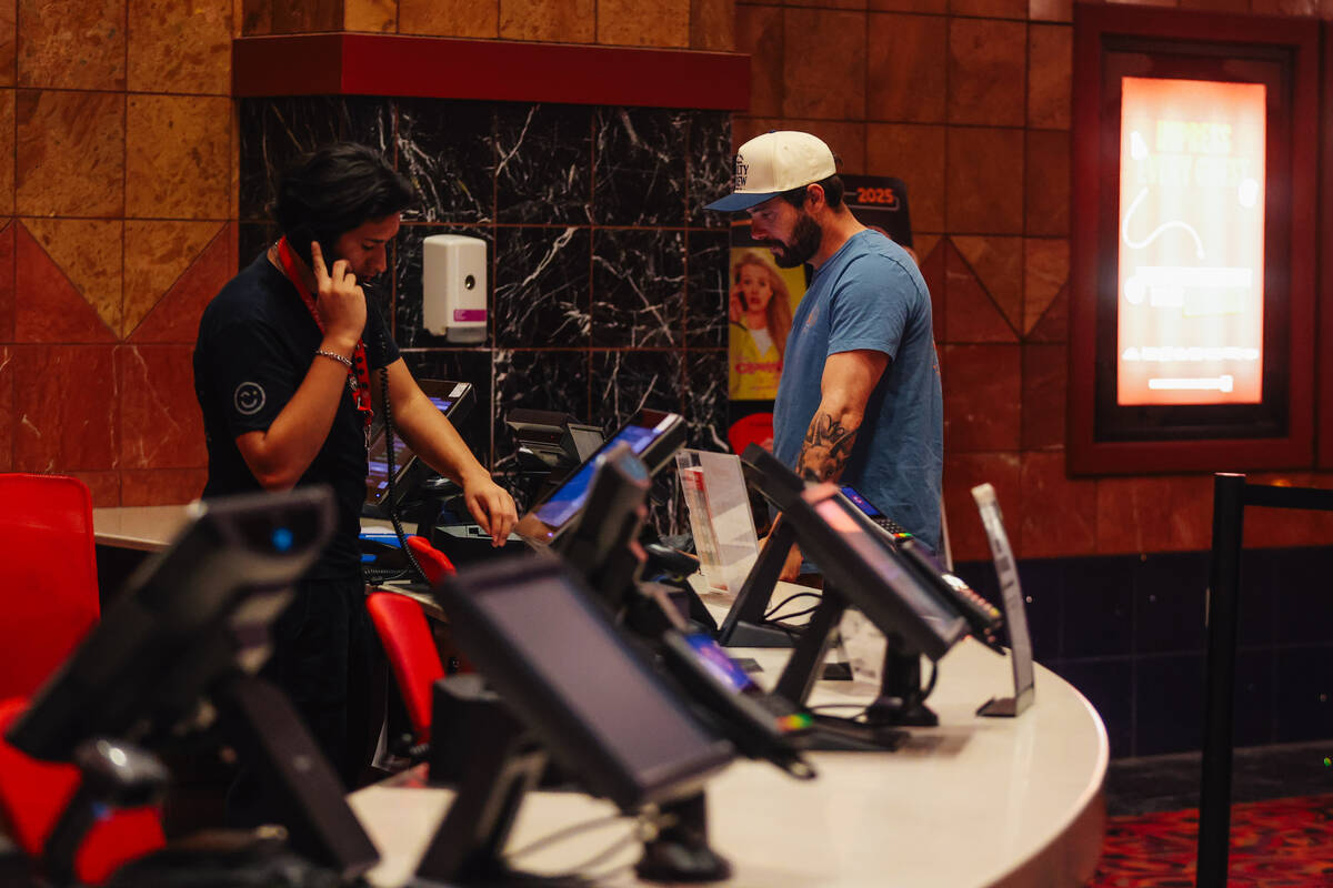 The Cinemark Century Sound Point 16 Sunday, July 6, 2025, in Henderson (Madeline Carter/Las Veg ...