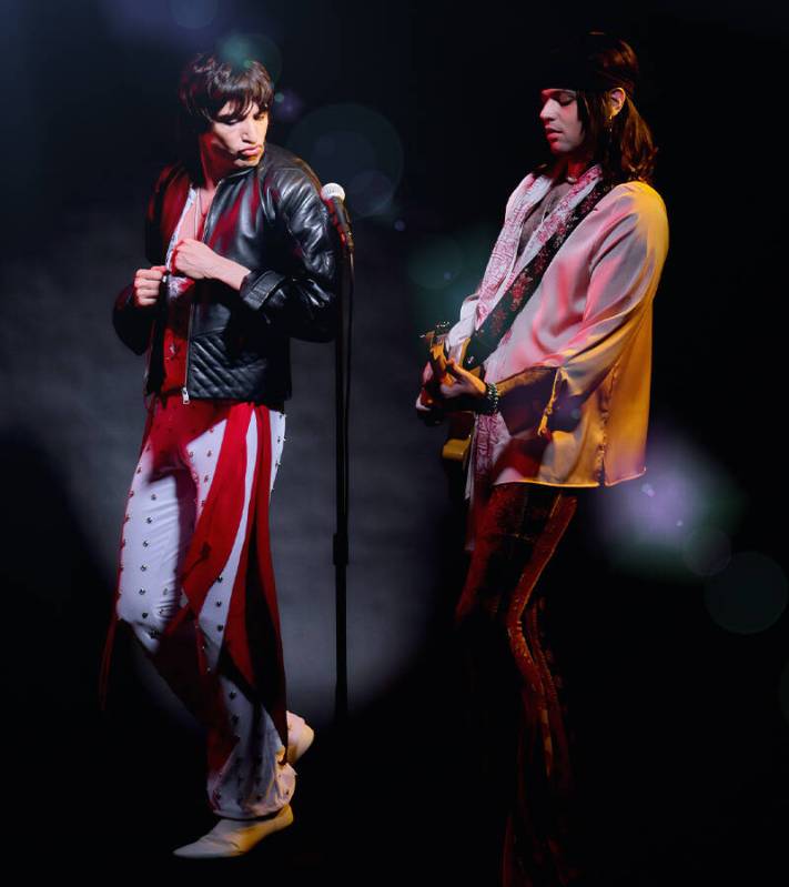 Drew Johnson as Mick Jagger and Anthony Stasi as Keith Richards lead Sin City Stones into X Roc ...
