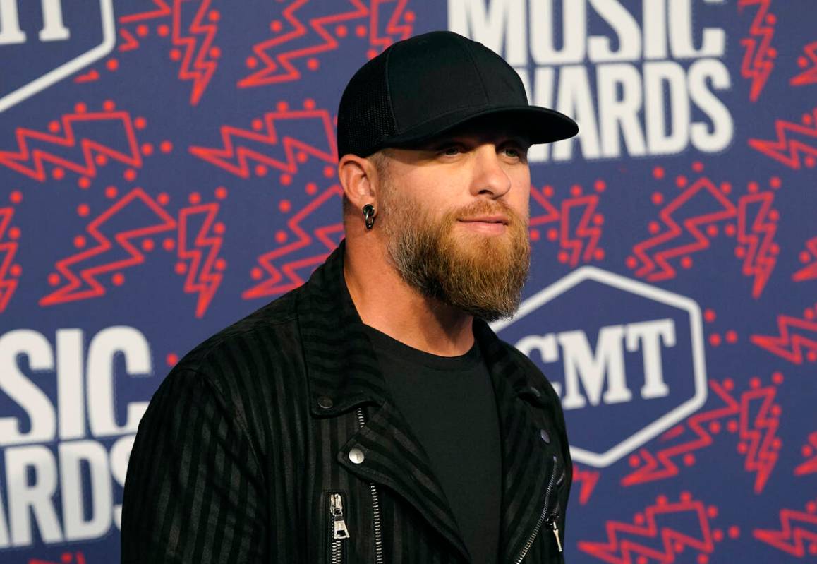 Brantley Gilbert arrives at the CMT Music Awards on Wednesday, June 5, 2019, at the Bridgestone ...