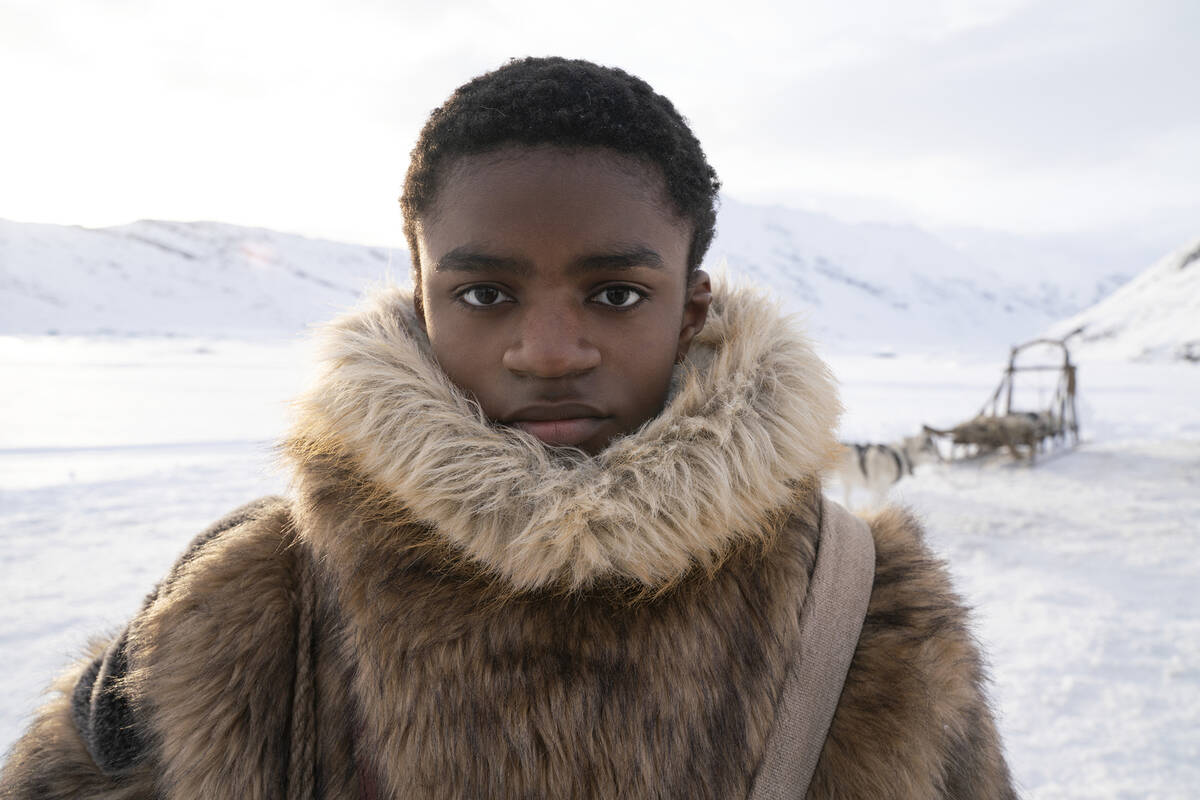 Eddie Karanja as young Wash in a scene from "Washington Black." (Disney/Lilja Jonsdottir)