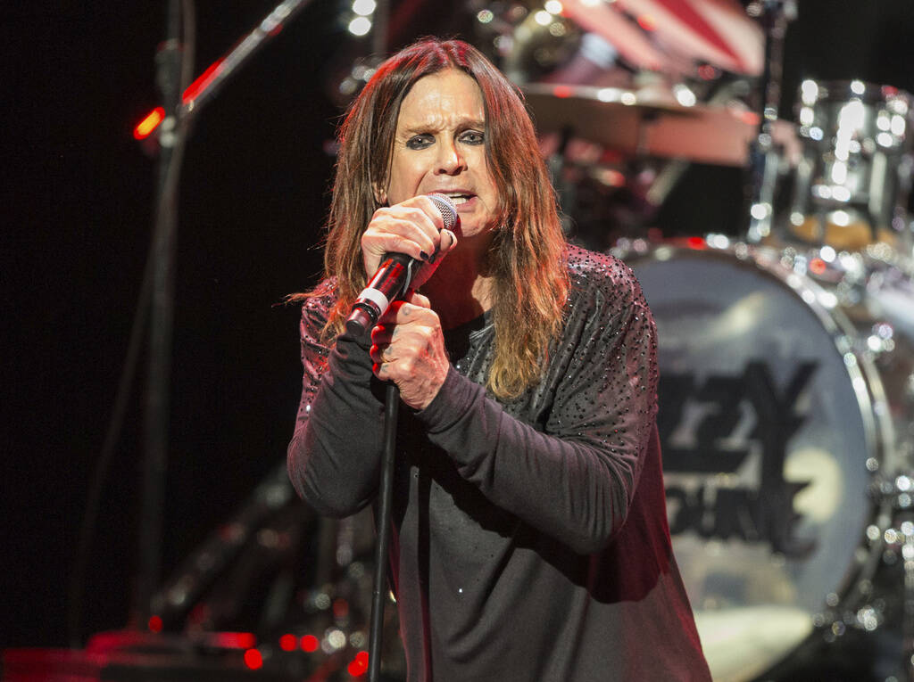 FILE - Ozzy Osbourne performs at the 10th annual MusiCares MAP Fund Benefit Concert in Los Ange ...