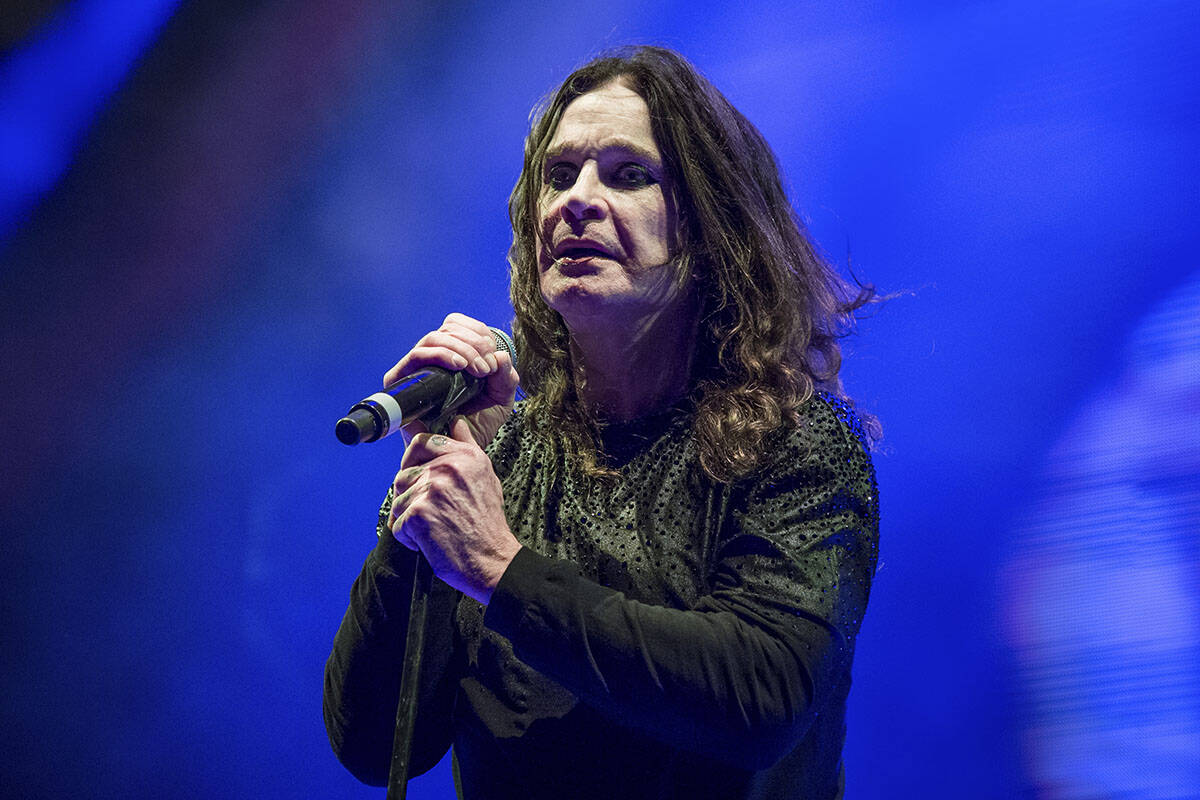 FILE - Ozzy Osbourne, of Black Sabbath, performs at Ozzfest on Sept. 24, 2016, in San Bernardin ...