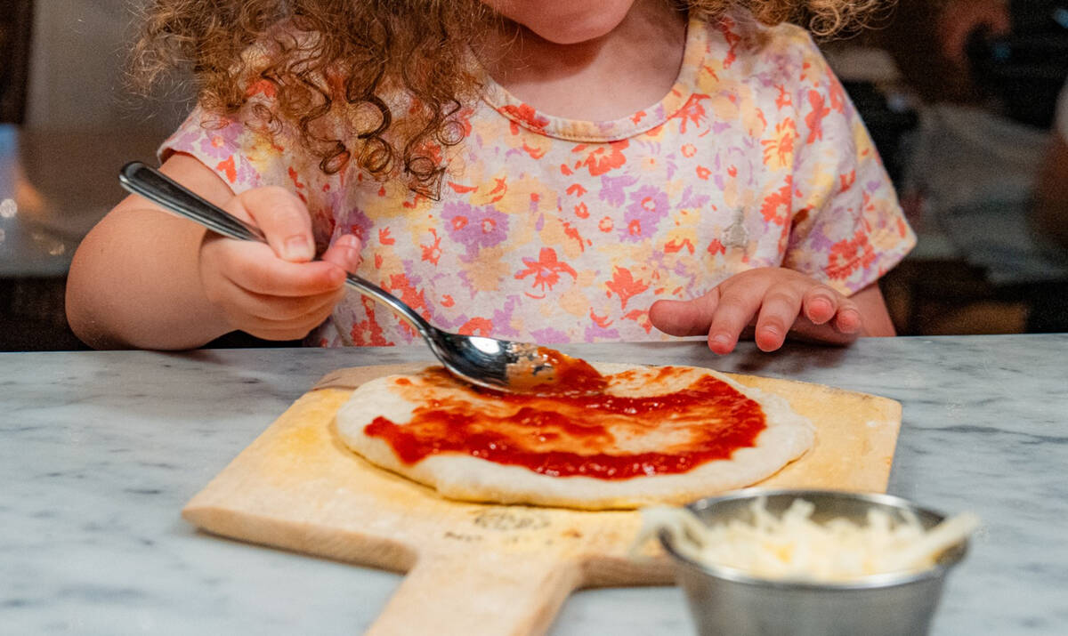 Summer House in Durango casino in Las Vegas offers a children's pizza making class. (Lettuce En ...