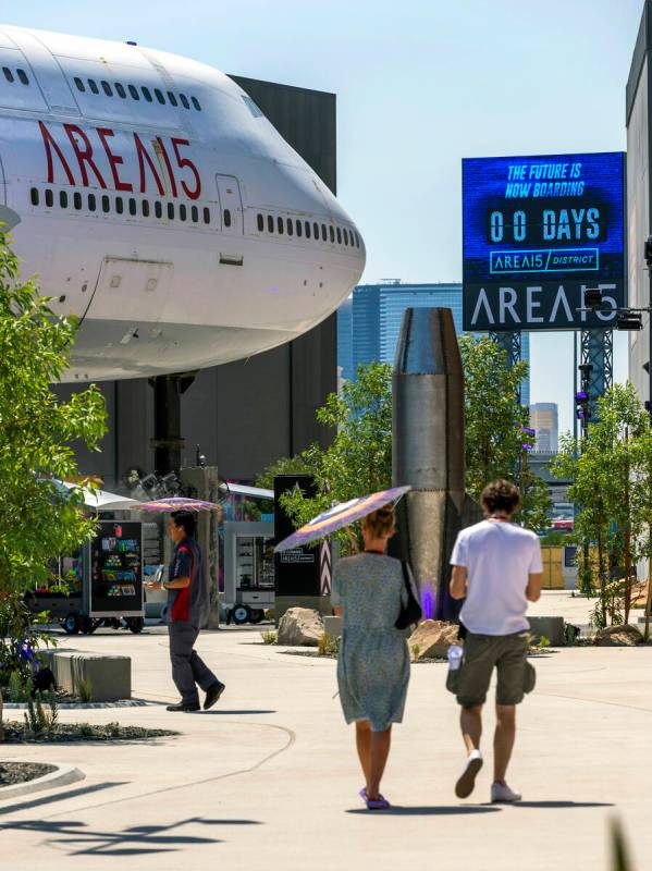 Invited guests wander inside about the new installations including the the world-famous Boeing ...