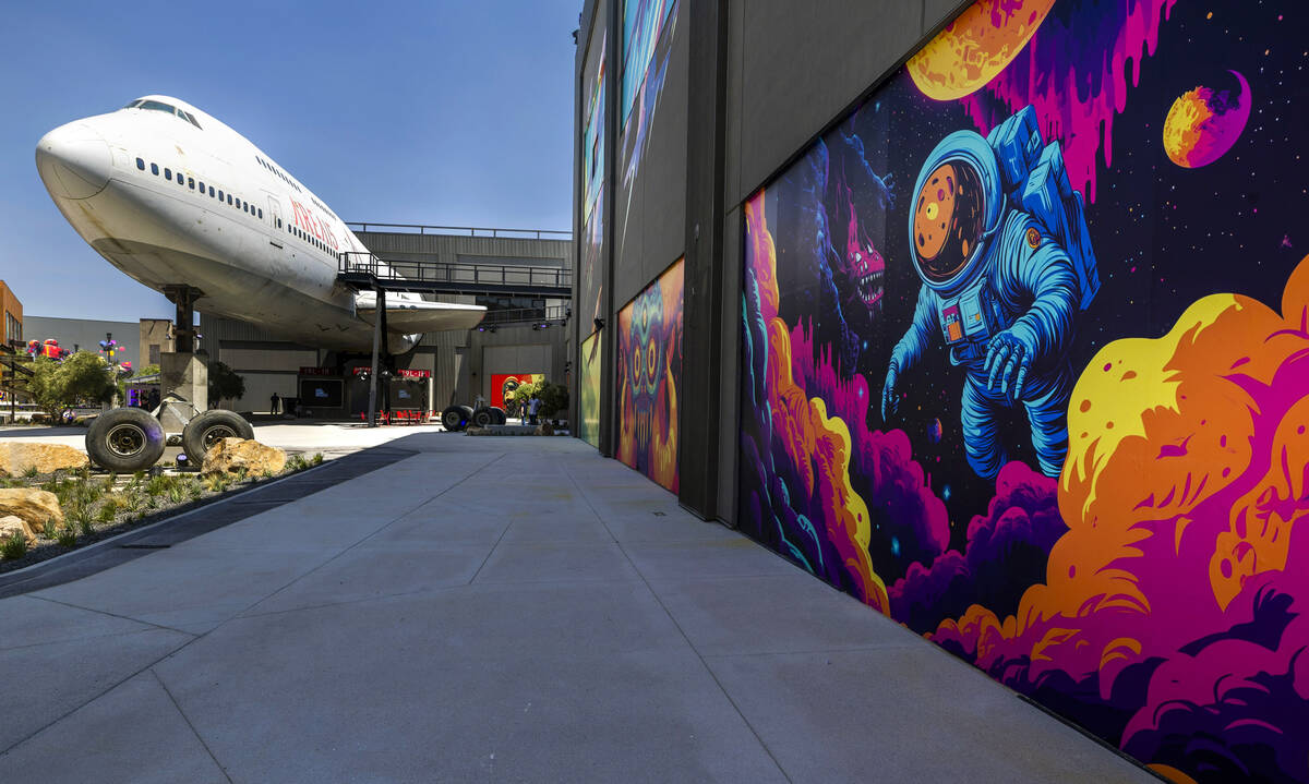 New murals join installations including the the world-famous Boeing 747 from Burning Man, which ...
