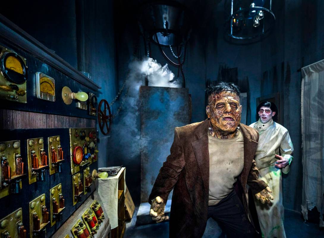 Frankenstein's Monster is Brough toile by the mad scientist within the Universal Monsters house ...