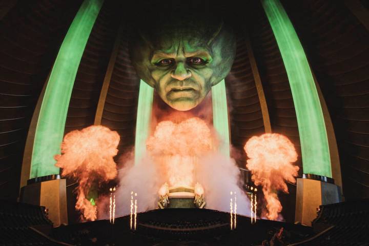 A scene from "The Wizard of Oz at Sphere," opening on Thursday, Aug. 28, 2025 in Las Vegas. (Sp ...