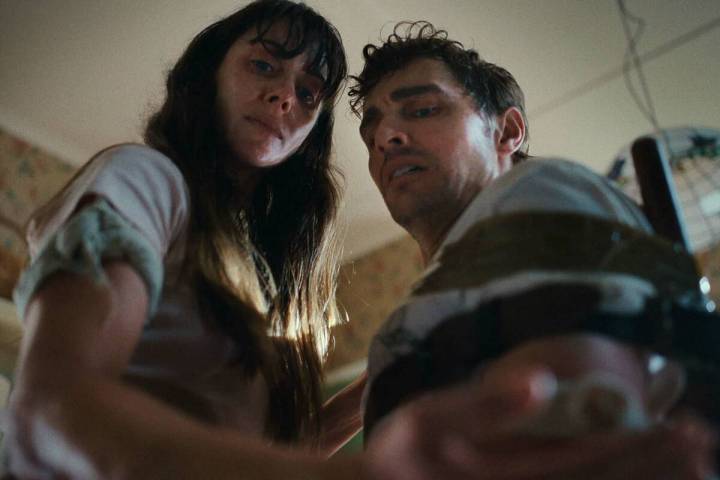 Alison Brie, left, and Dave Franco in "Together." (Sundance Institute/TNS)
