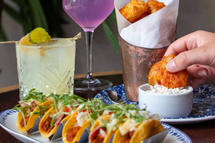 Pickled items are shown at Flight Club. Their new menu offerings follow a TikTok obsession with ...
