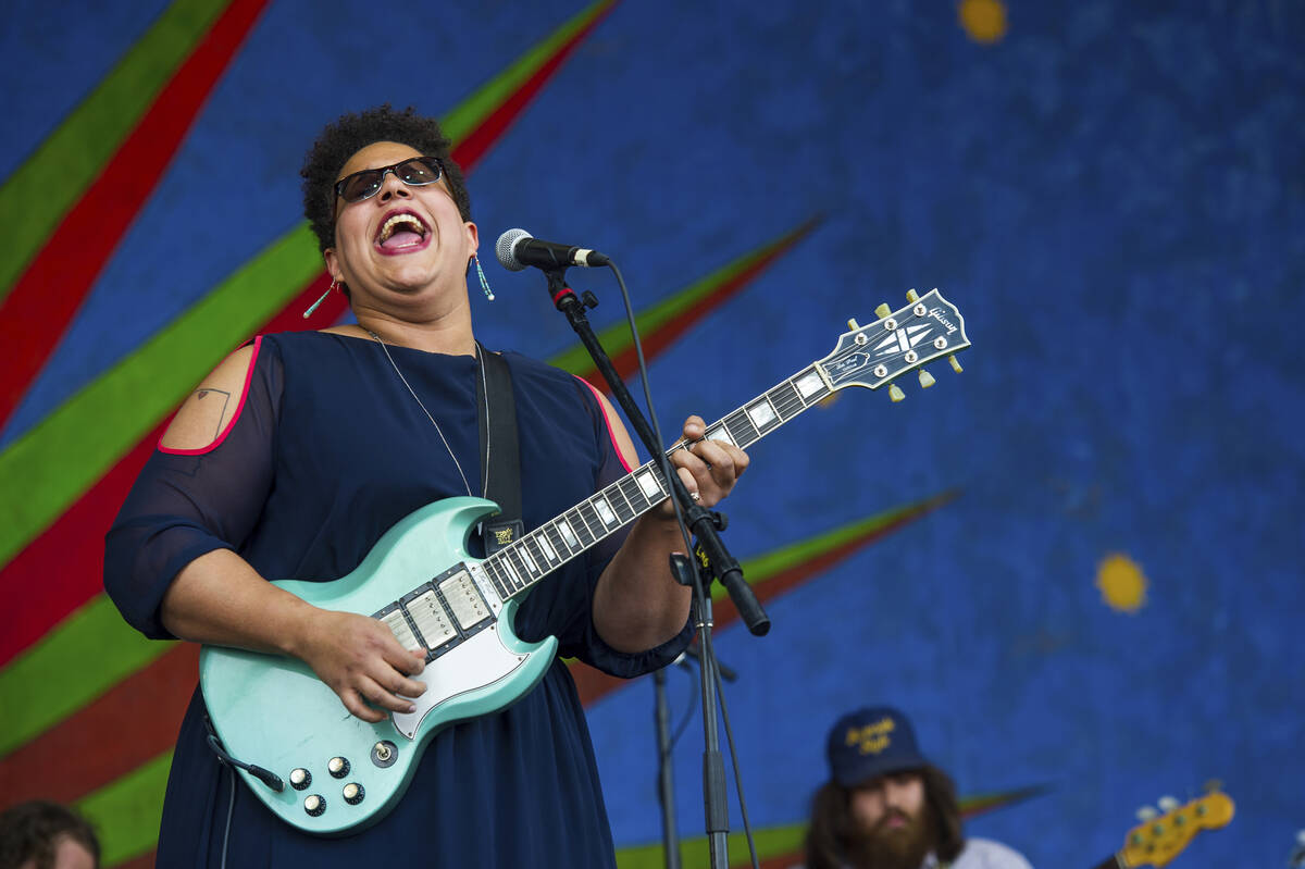 Brittany Howard of Alabama Shakes performs during the New Orleans Jazz & Heritage Festival ...