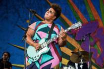 In this April 29, 2017 file photo, Brittany Howard of Alabama Shakes performs at the New Orlean ...