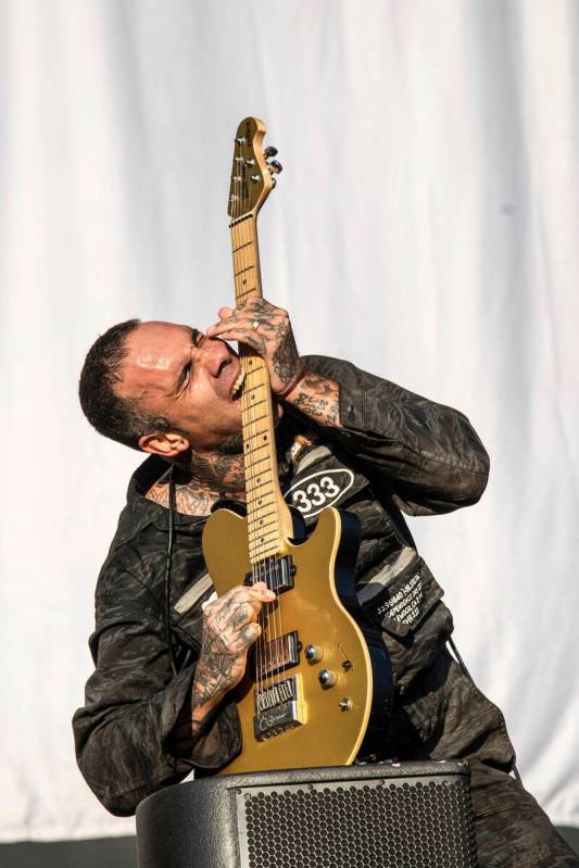 Jason Aalon Butler of Fever 333 performs at Welcome to Rockville at Daytona International Speed ...
