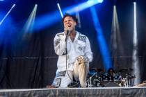 Jason Aalon Butler of Fever 333 performs during Louder Than Life Music Festival on Friday, Sept ...