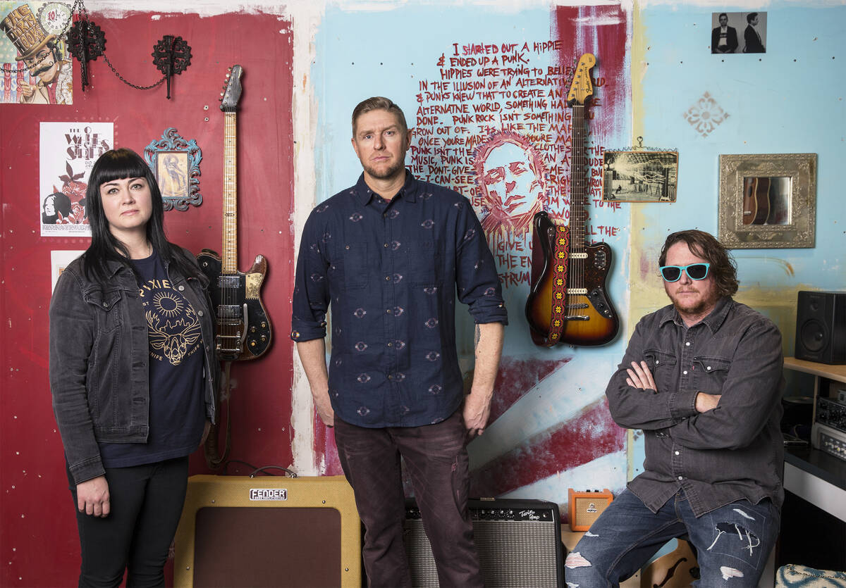 Las Vegas rock band The Dirty Hooks featuring Jenine Cali, Bobby McCall and Anthony Ratto on Fr ...