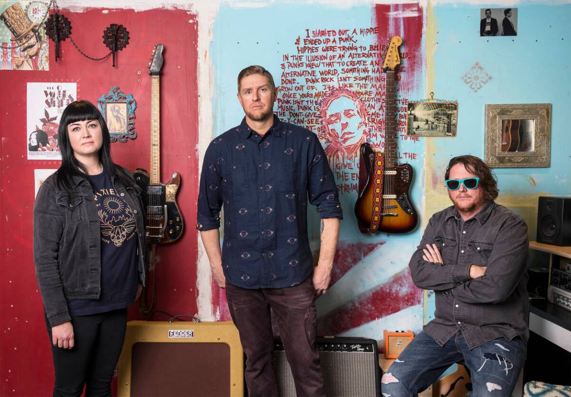 Las Vegas rock band The Dirty Hooks featuring Jenine Cali, Bobby McCall and Anthony Ratto on Fr ...