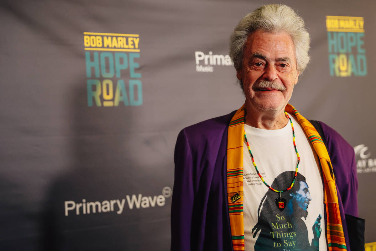 Roger Steffens, author and friend of Bob Marley, at the red carpet premiere of Bob Marley Hope ...