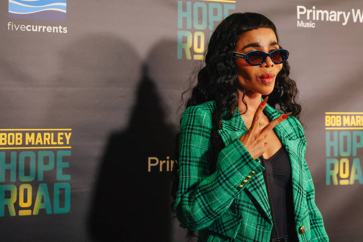 Cedella Marley, Bob Marley’s daughter, at the red carpet premiere of Bob Marley Hope Roa ...