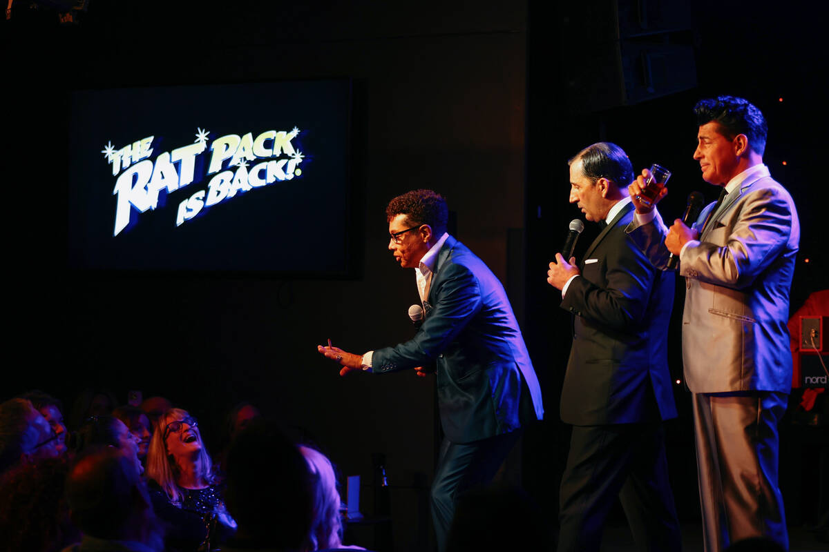 The Rat Pack is Back, featuring Kyle Diamond as Sammy Davis Jr., Chris Jason as Frank Sinatra a ...