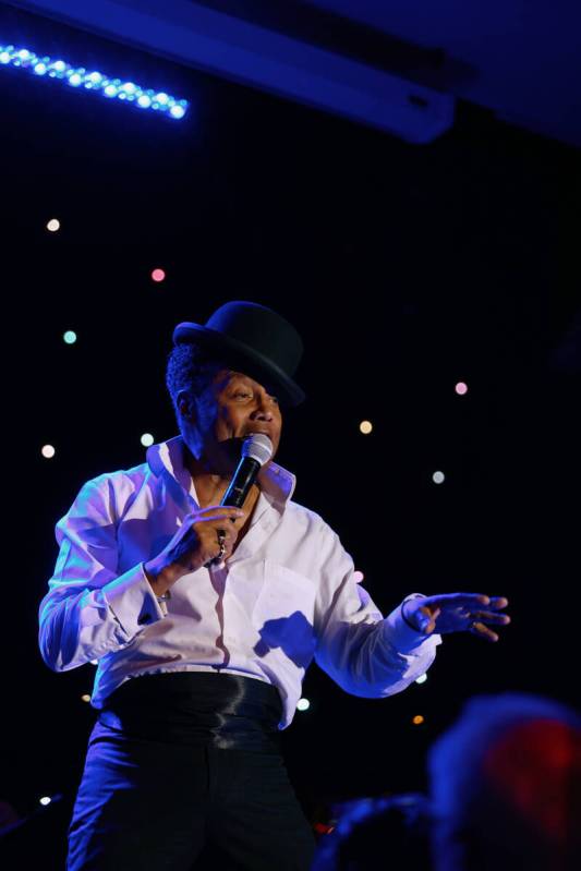 Kyle Diamond performs “Mr. Bojangles” as Sammy Davis Jr. during The Rat Pack is B ...