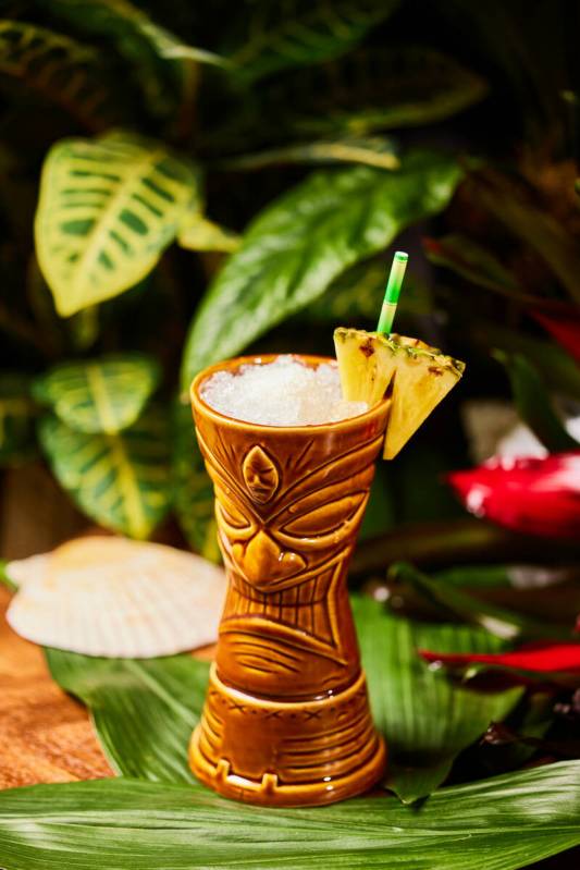 The Feelin' Coconutty at Golden Monkey Tiki Lounge. (Resorts World Las Vegas)