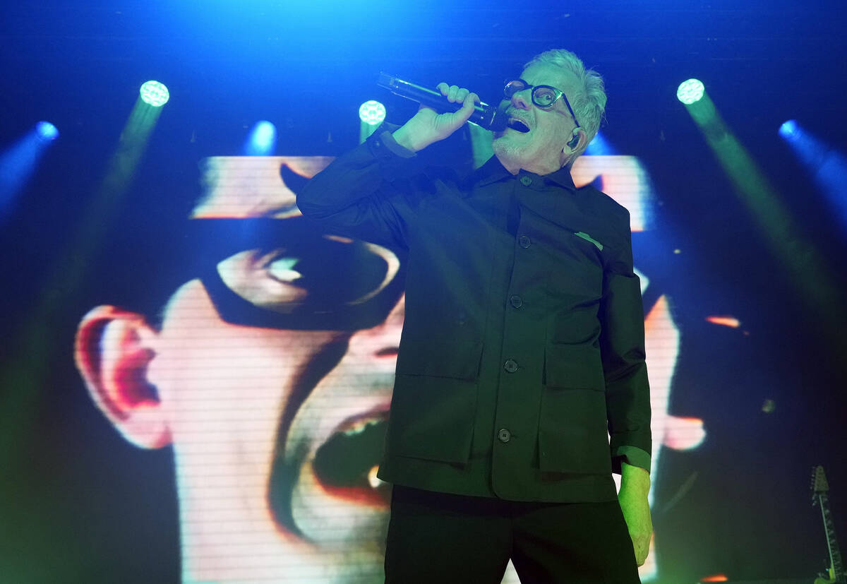 Mark Mothersbaugh of Devo performs at The Marquis during the Sundance Film Festival, Monday, Ja ...