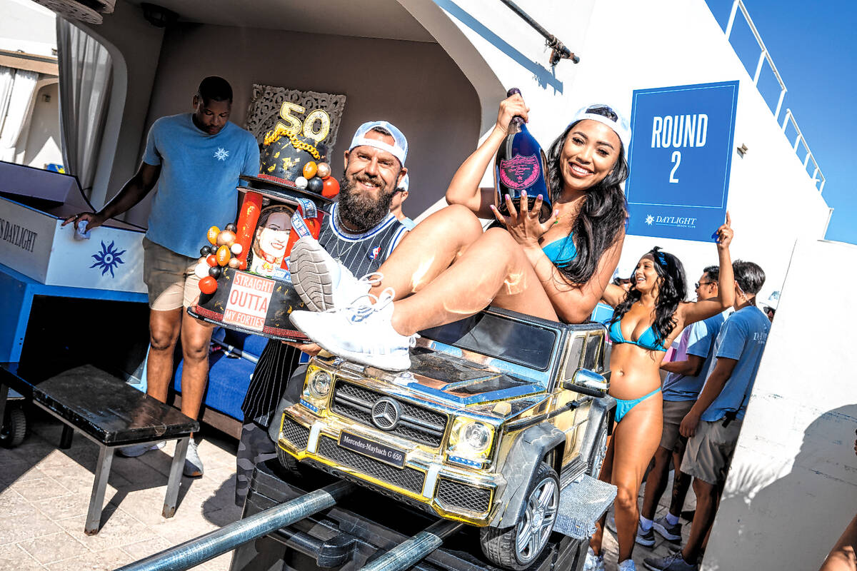 Ace of Spades Presentation at Daylight Beach Club. (Toby Acuna)