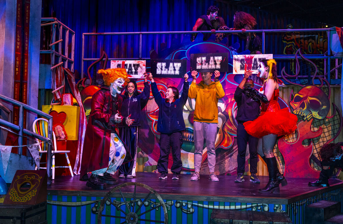 The fate of an acrobat is shown for Jack the Clown and his ring-mistress Chance along with othe ...