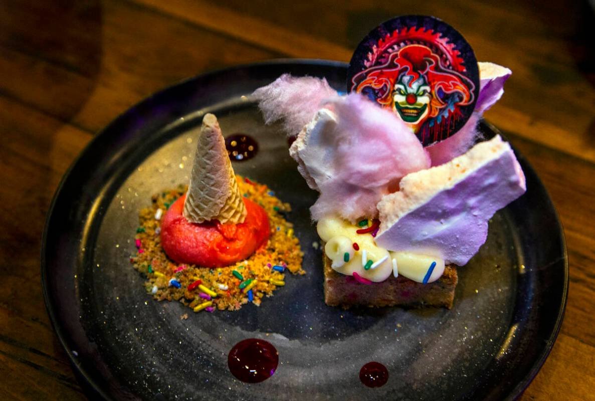 Now Presenting is on the menu from the Premiere House restaurant during a first look tour at Un ...