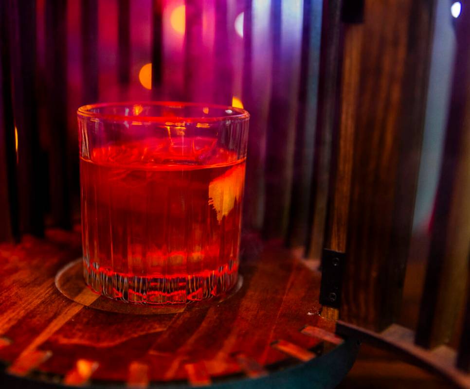 A severed Pear drink is on the menu from the Premiere House restaurant during a first look tour ...