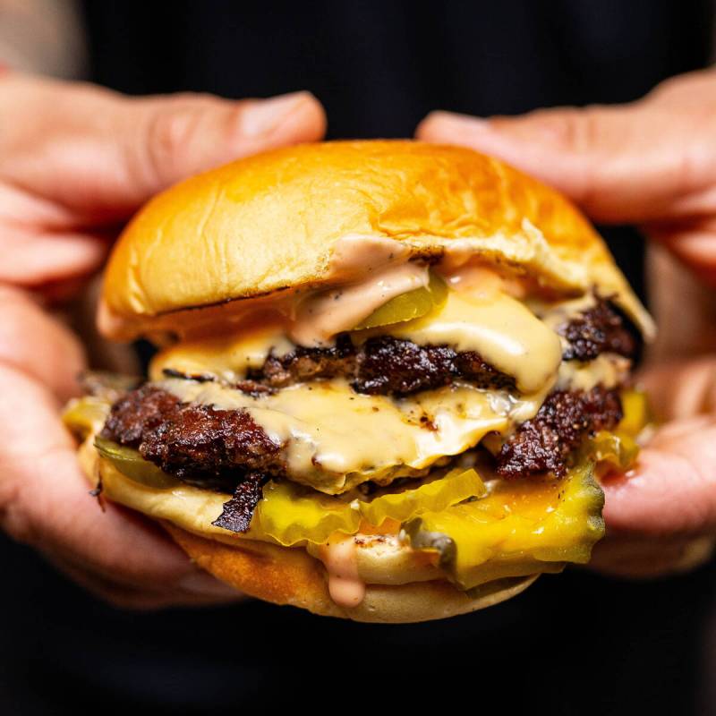 An NADC (Not a Damn Chance) Burger from NADC Burger, a pop-up restaurant that opened in summer ...