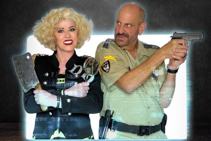 Shown are he husband-and-wife-team of Eric and Jayne Post of "Marriage Can Be Murder," which is ...