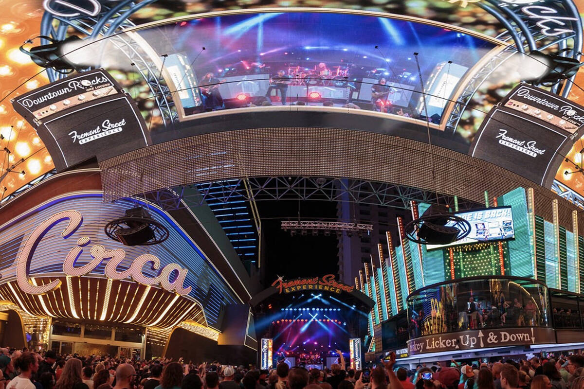 Fremont Street Experience is hosting "Rock The Block," a battle-of-the-bands for Las Vegas arti ...