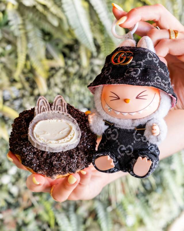 A Labubu character is among those providing inspiration for a Labubu tea event at Mama Chai's i ...
