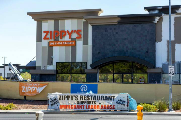 Exterior of new Zippy's in construction about the 9000 block of South Eastern Avenue on Friday, ...