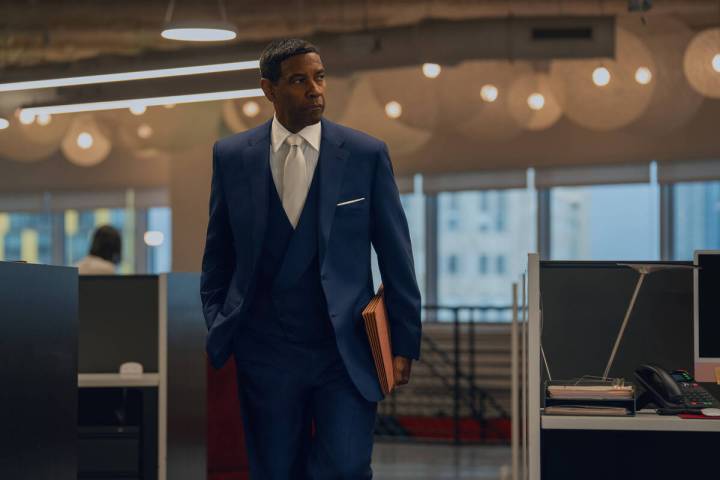 Denzel Washington in the movie “Highest 2 Lowest.” (A24/TNS)