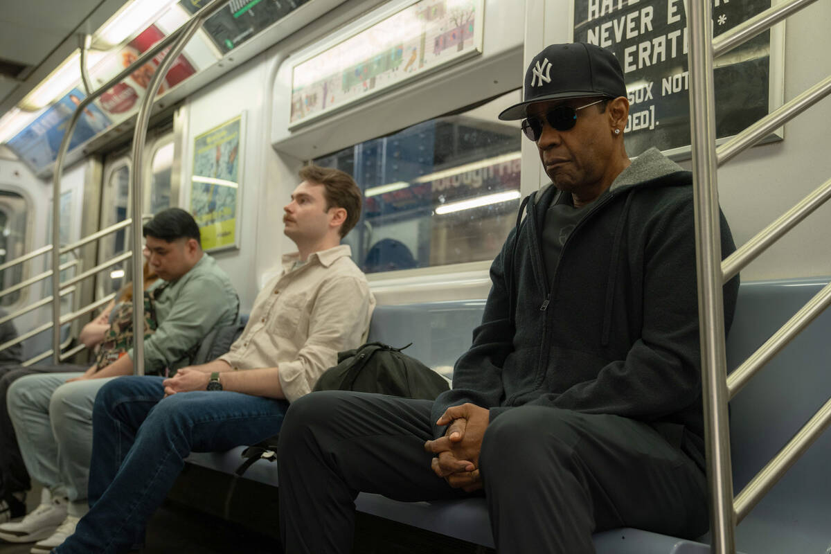 Denzel Washington in the movie “Highest 2 Lowest.” (A24/TNS)