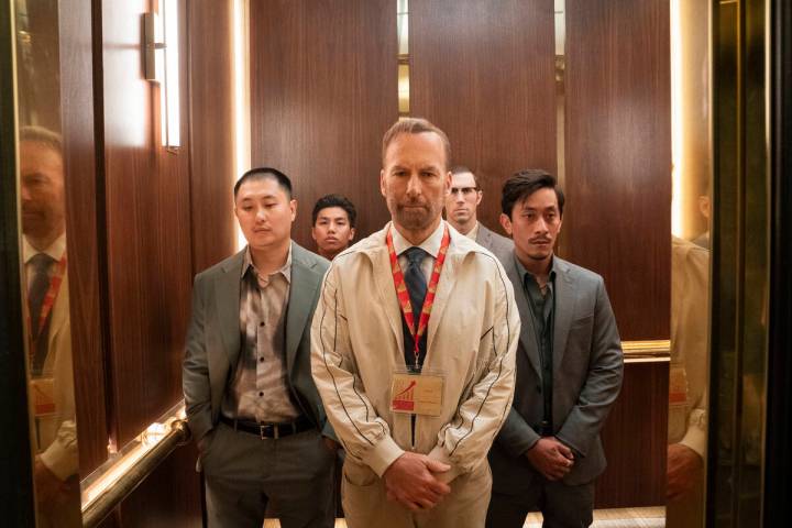 This image released by Universal Pictures shows Bob Odenkirk as Hutch Mansell in "Nobody 2 ...