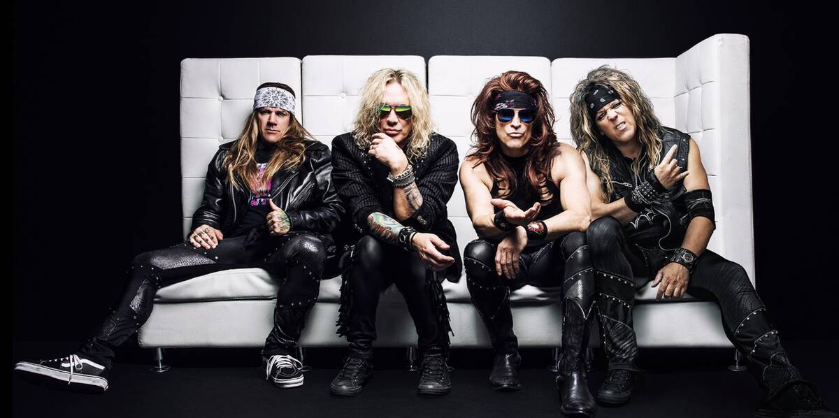 Steel Panther returns to the House of Blues at Mandalay Bay on Friday. (David Jackson)