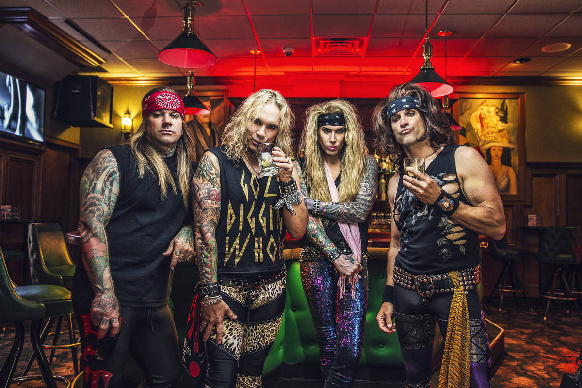 Steel Panther returns to the House of Blues at Mandalay Bay on Friday. (David Jackson)