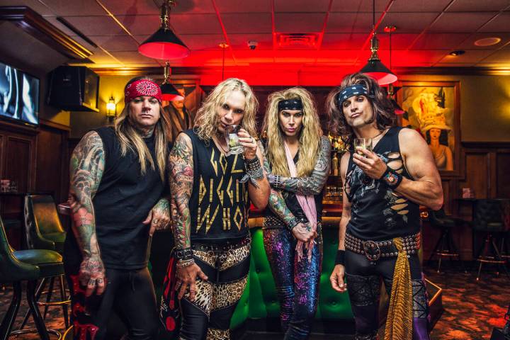 Steel Panther returns to the House of Blues at Mandalay Bay on Friday. (David Jackson)