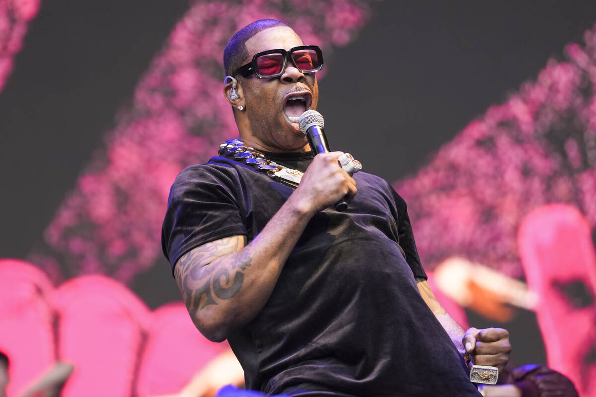 FILE - Busta Rhymes performs during the Glastonbury Festival in Worthy Farm, Somerset, England, ...