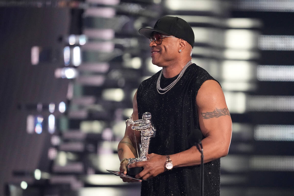 FILE - LL Cool J presents the award for video of the year during the MTV Video Music Awards, Se ...