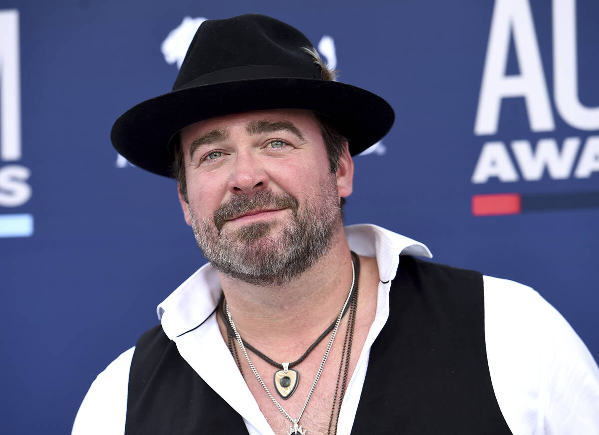 FILE - In this Sunday, April 7, 2019 file photo, Lee Brice arrives at the 54th annual Academy o ...