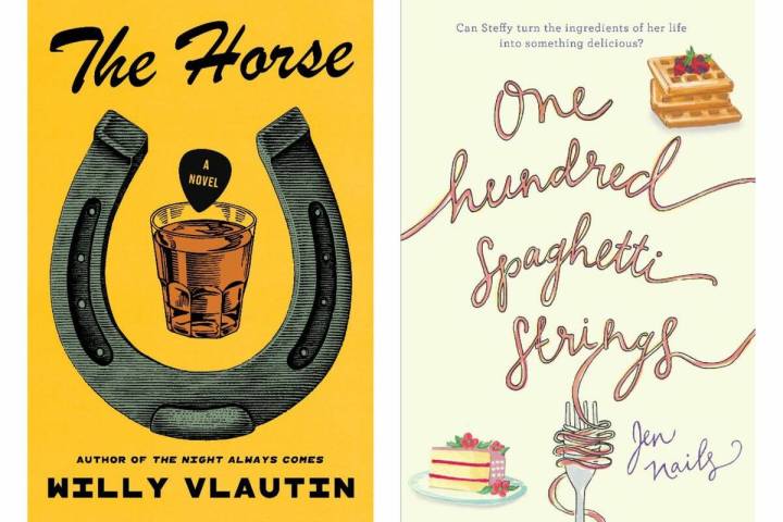 Covers of "The Horse" by Willy Vlautin and "One Hundred Spaghetti Strings" by Jen Nails. Both b ...