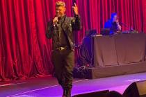 Nick Carter of the Backstreet Boys is shown performing “Love Life Tragedy” at an invite-onl ...