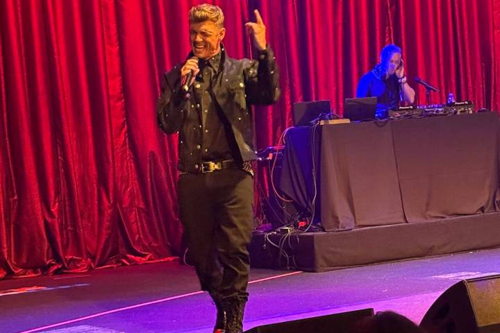 Nick Carter of the Backstreet Boys is shown performing “Love Life Tragedy” at an invite-onl ...