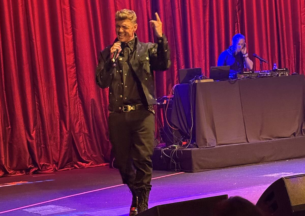 Nick Carter of the Backstreet Boys is shown performing “Love Life Tragedy” at an invite-onl ...