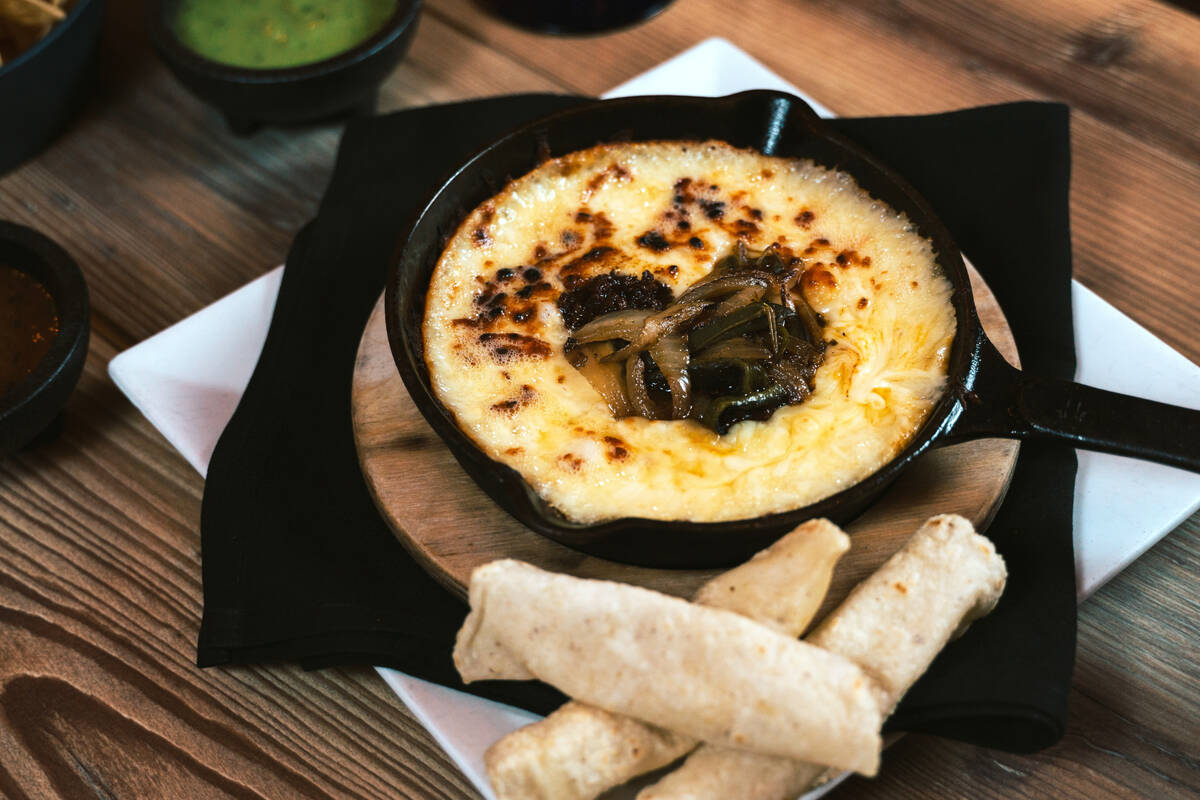 Queso fundido from Leticia's Cocina & Cantina, which is opening a location in late August 2025 ...
