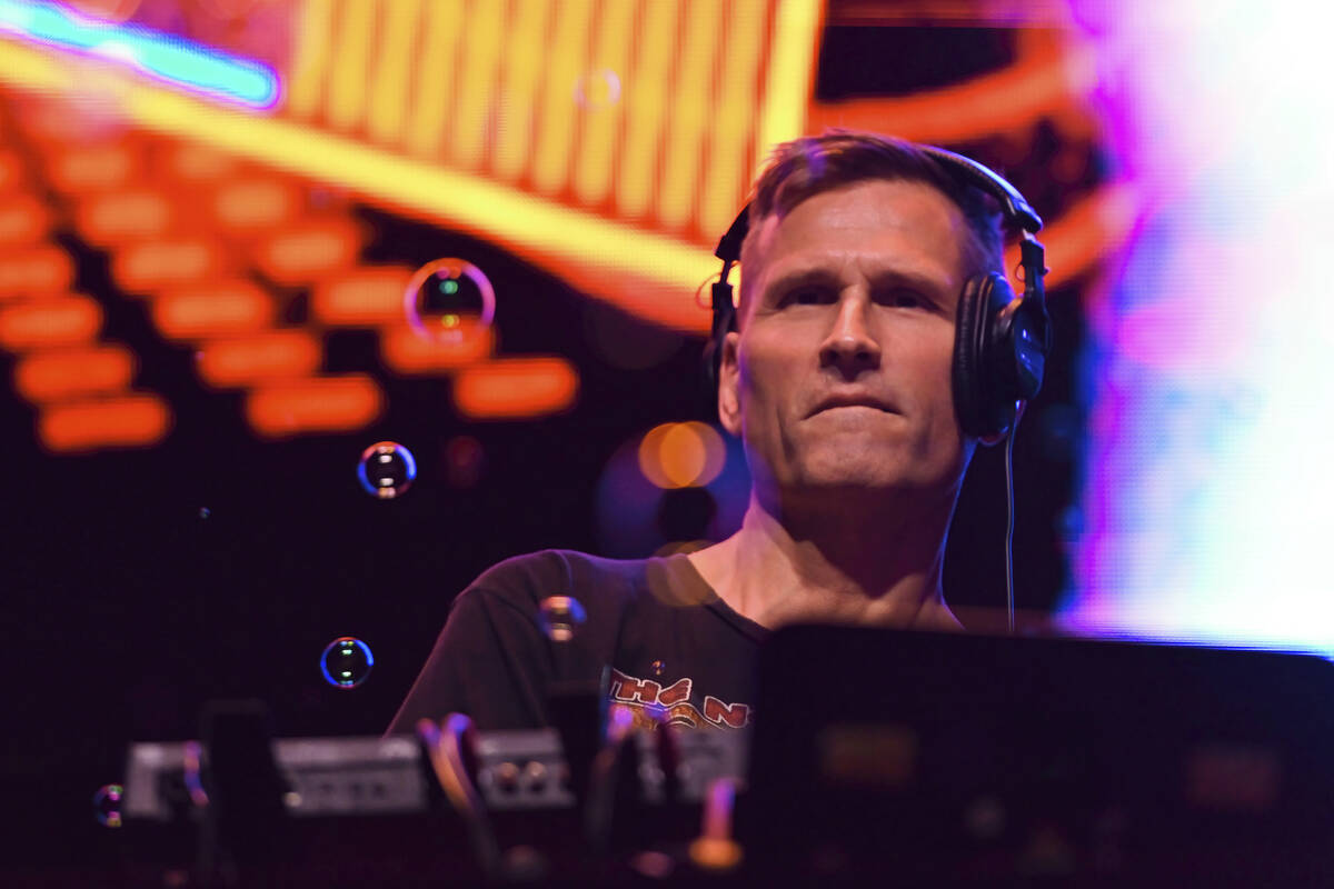 Kaskade performs at Hyde Beach during Miami Music Week on Thursday, March 21, 2024, in Miami Be ...