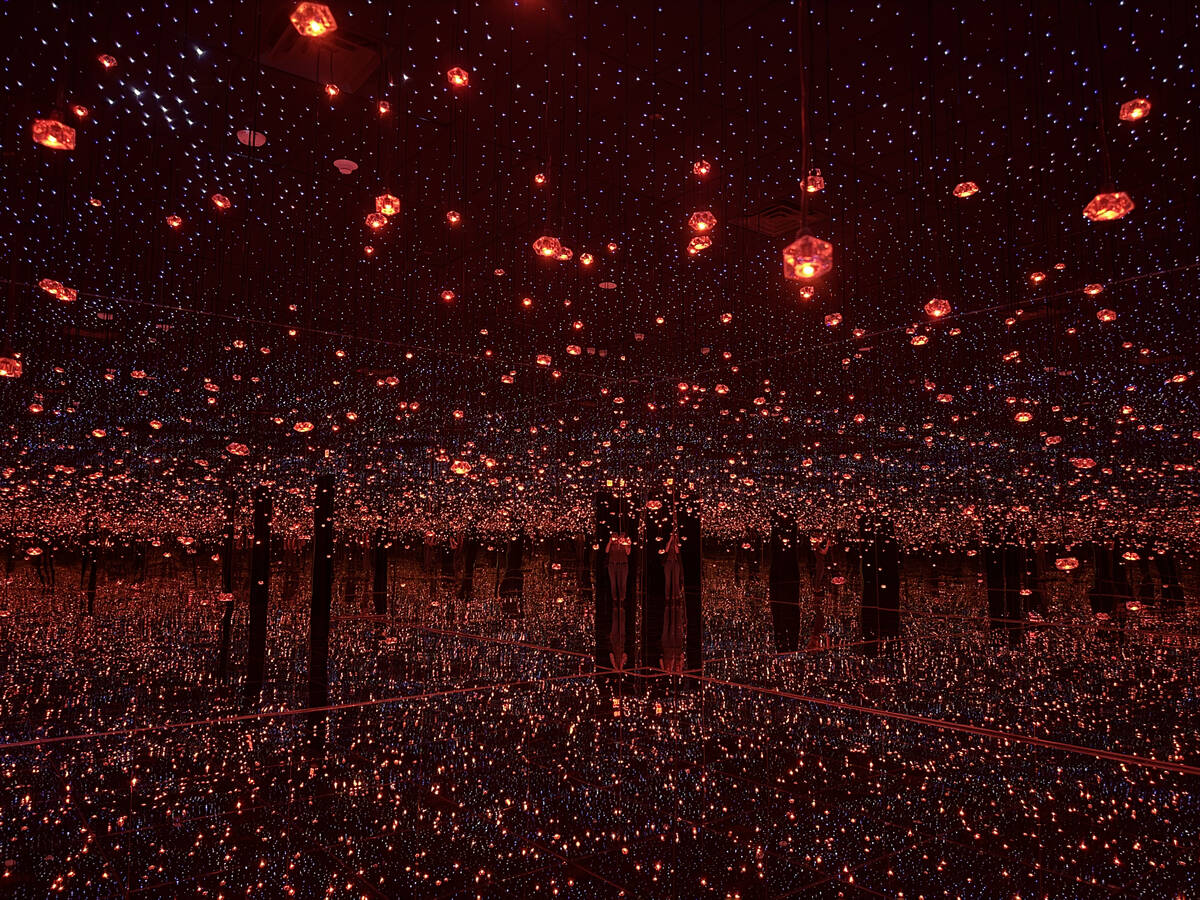 The "Stargazing" infinity room at the Infinity Museum, which opened Thursday, Aug. 28, 2025 at ...